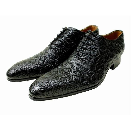 Eric Black Oxford Mens Dress Shoes Eric Cap Toe Oxford Dress Shoes – Allonsi main image 3