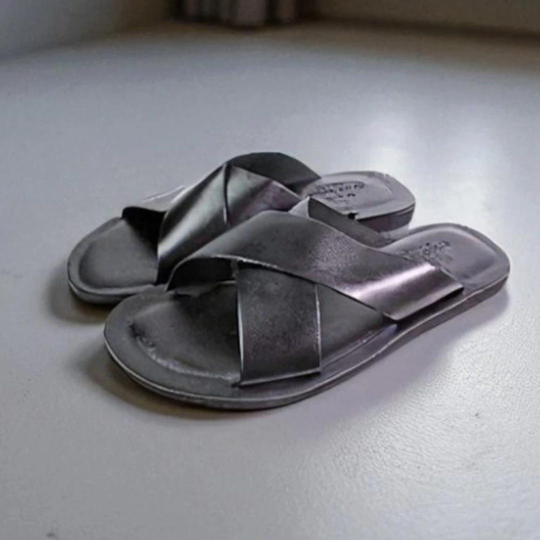 Malibu Black Italian Mens Sandals Shoes, Leather Shoes Malibu Black Italian Mens Sandals Shoes, Leather Shoes  main image 4