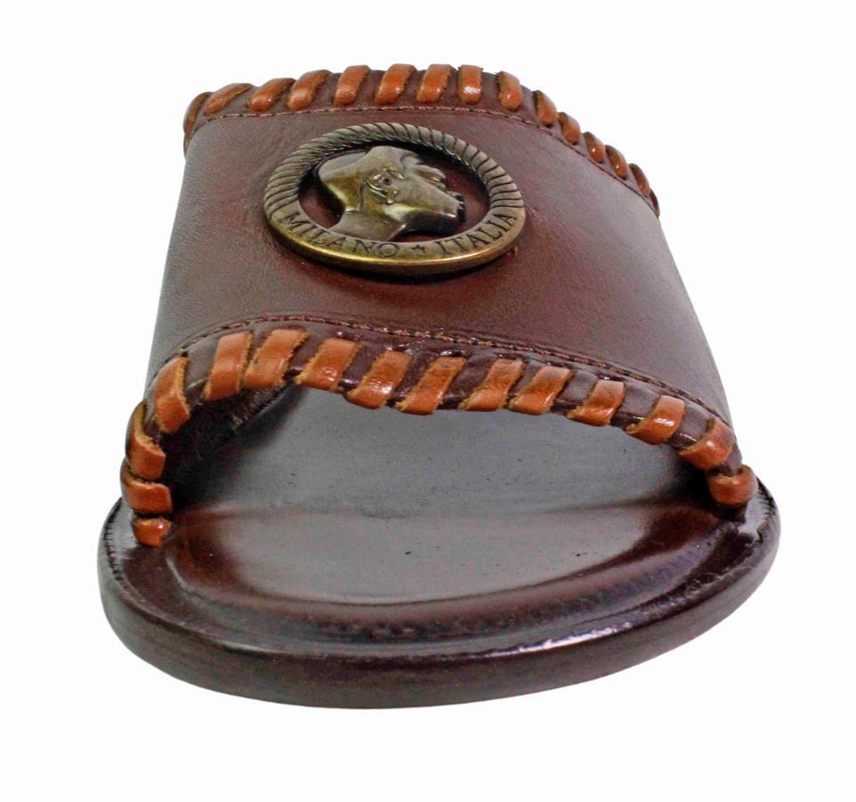 Mali Brown Mens Italian Sandals Shoes - Etsy display picture 2