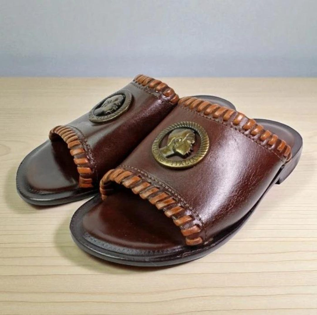 Mali Brown Men Italian Leather Sandals Shoes Mali Brown Men Italian Leather Sandals Shoes - Ivan Troy main image 2