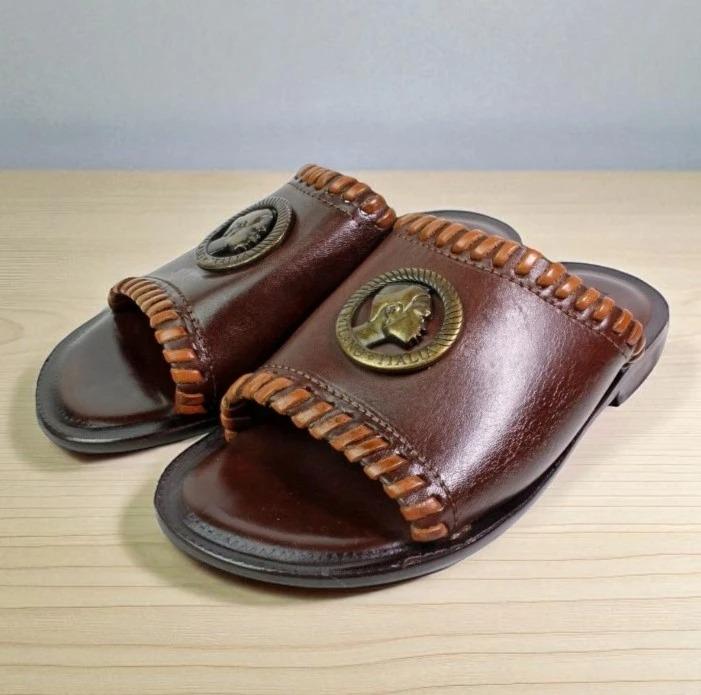Mali Brown Mens Italian Sandals Shoes - Etsy display picture 2