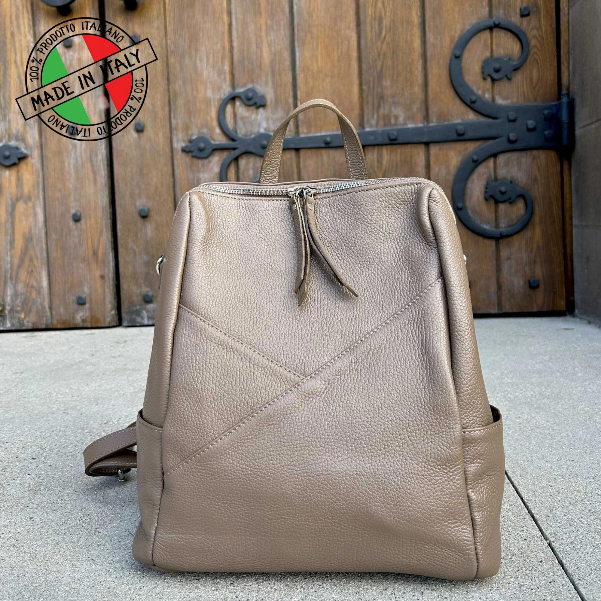 Ivan Troy Sama Brown Women\'s Italian Leather Shoulder Bag Outdoor Backpack Ivan Troy Jami Brown Women main image 4