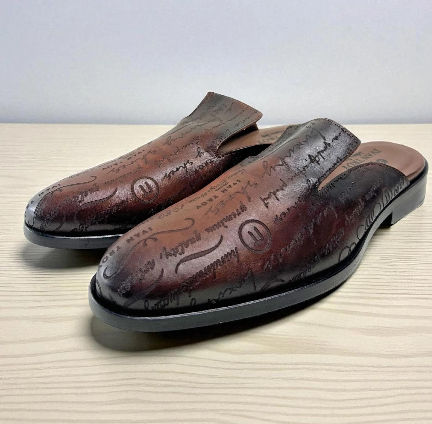 Fio Brown Leather Sandals Men’s Italian Leather Amazon.com: Gianluca - Handmade Men main image 2