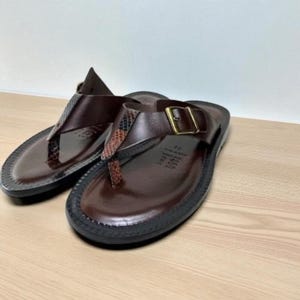 Handmade in Italy NWOT slide in leather slides Slide in Leather – La Garçonne main image 4