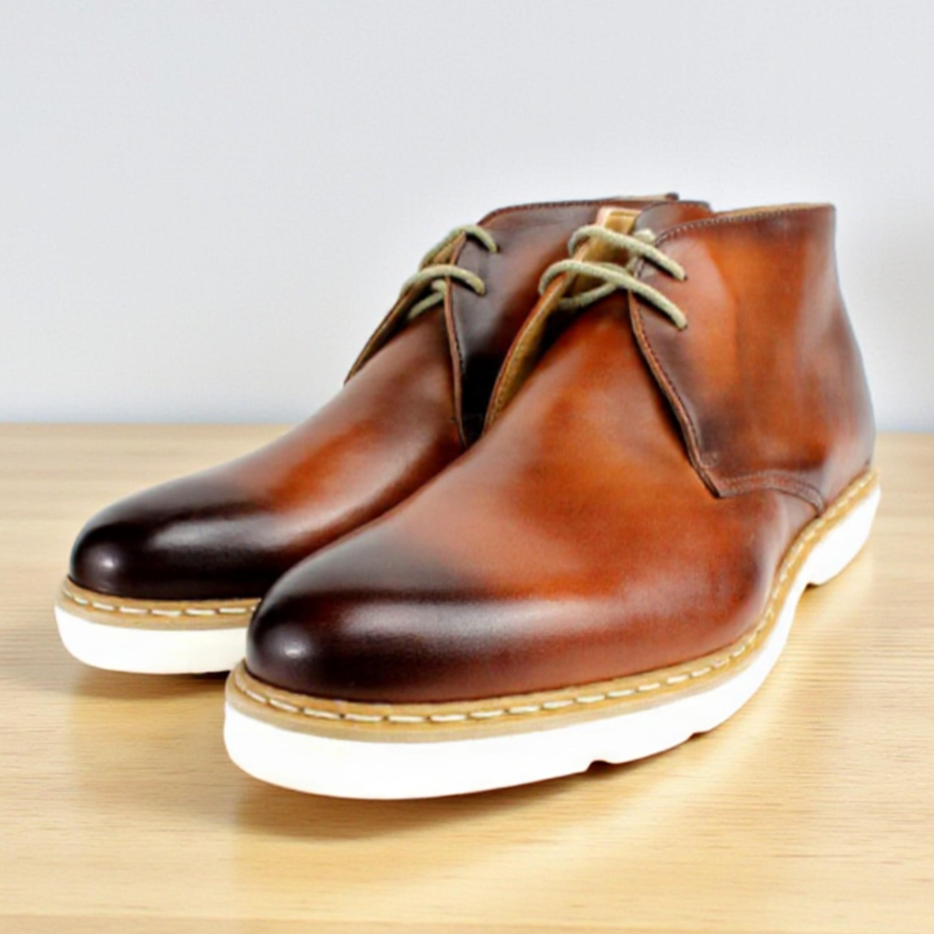 Anton Brown Italian Leather Boots Winter Retro Genuine Leather Boots - Stylish & Warm  main image 2