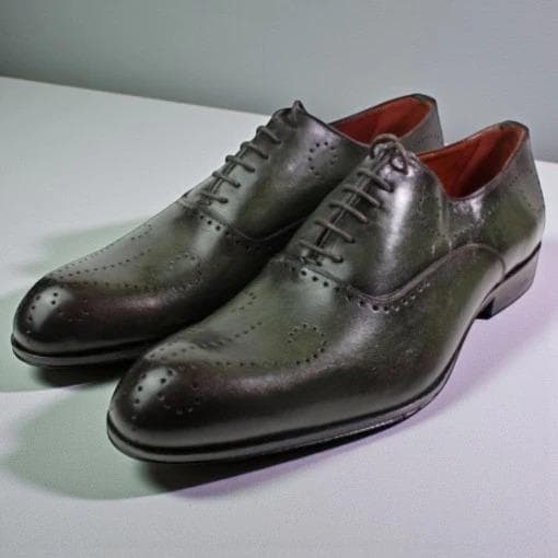 Alberto Oxford Red Italian Leather Shoes Alberto Oxford Red Italian Leather Shoes - Ivan Troy main image 3