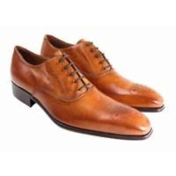 Ivan Troy Oliver Camel Oxford for Men, Leather Shoes - Etsy display picture 2