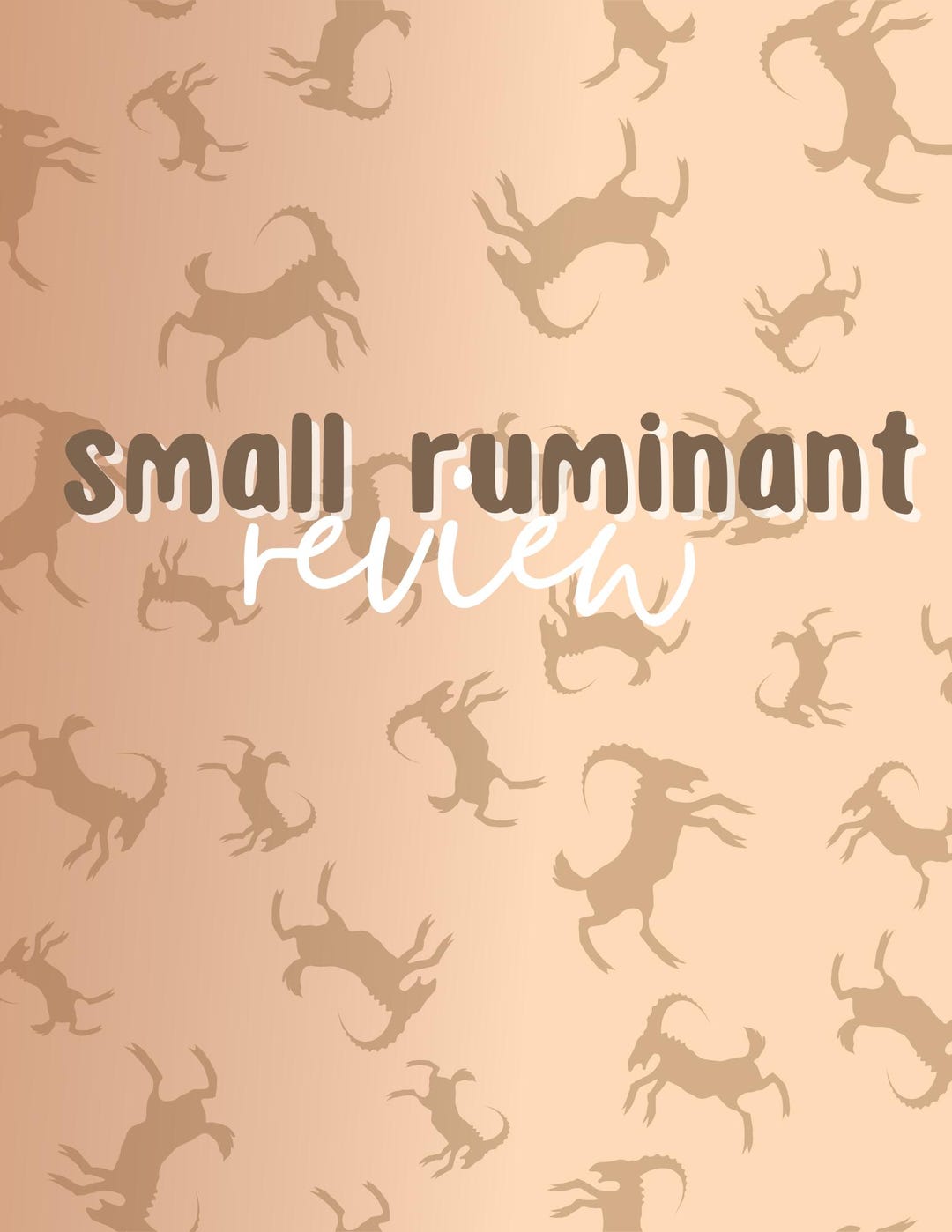 Small Ruminant NAVLE Notes - Etsy Canada