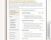 Executive Assistant Resume Template | Modern Professional CV for Canva | ATS-Friendly Resume + Cover Letter | Office & Admin Resume