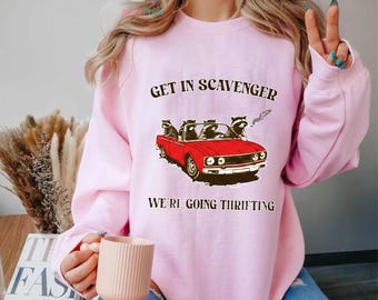 Support Your Local Street Cats Shirt, Retro Unisex Adult TShirt, Vintage Raccoon TShirt, Nostalgia Tee, Funny Raccoon Shirts