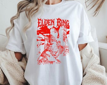 Elden Ring T-Shirt, Video Game Logo Tee, Gift For Him, Gift For Her