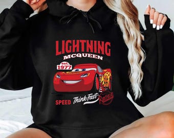 Cute Racing Cartoon Shirt, Speed Car Graphic Tee, Funny Truck Shirt, Cartoon Car Movie Tee, Family Vacation Shirt, Road Trip Unisex T-Shirt