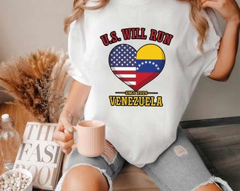 U.S. Will Run Vzla Shirt, Do.nald Quote, Patriotic USA Vzla Flag Tee, Since 2026 Freedom Vzla Political T-shirt