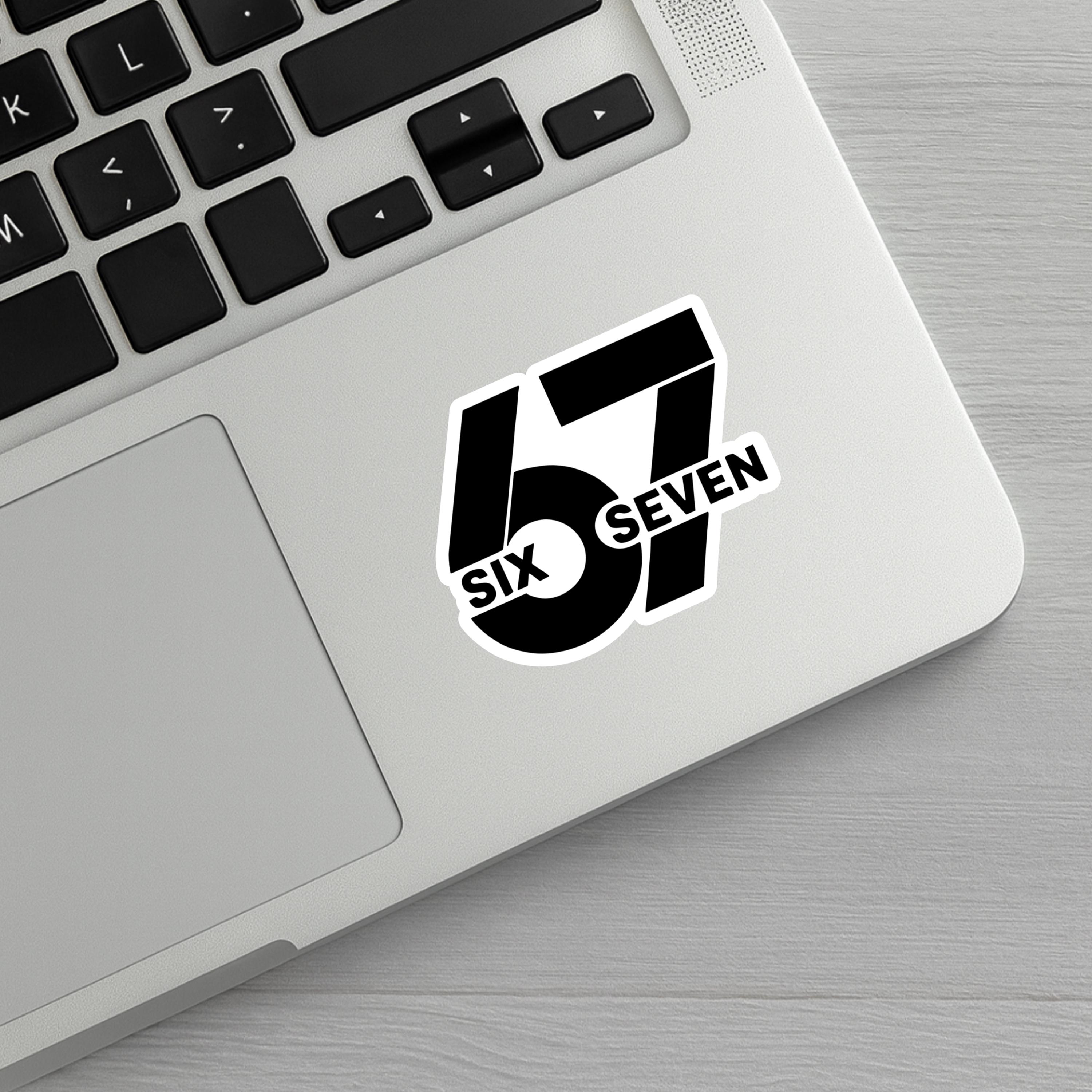 Six Seven Sticker: Trending 6 7 Glossy Decal for Kids - Etsy