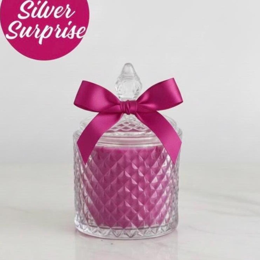 Hidden 925 Silver Jewelry Candle | Raspberry Rose Scent, Surprise Gift ...