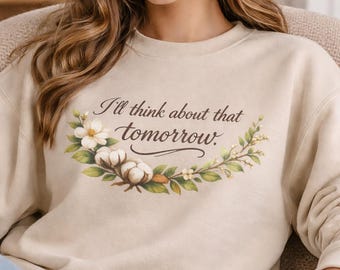 Scarlett O’Hara Quote Shirt, Gone with the Wind Hoodie, Retro Movie Inspired Graphic Tee