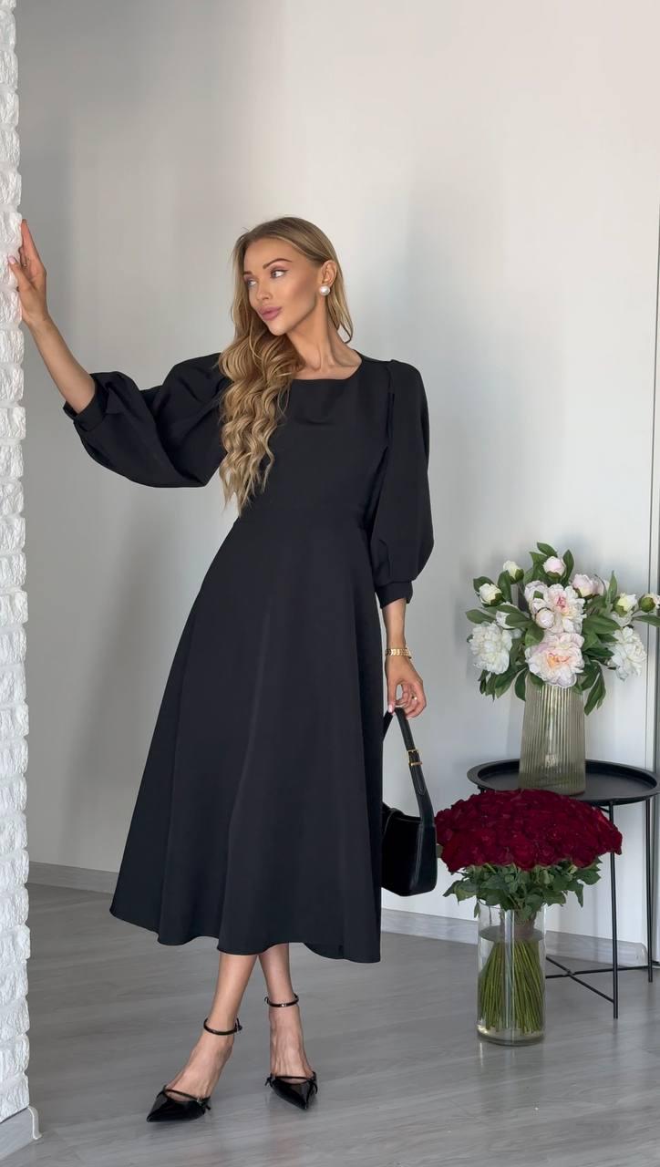 Flowy Turtleneck Sleeveless Midi Dress Revolve Work Dresses Open Back Midi  Dress: Puff Sleeves, Tie-Waist Wedding Guest Gown