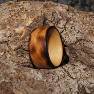 Any Size - Olive Wood Ring, burned