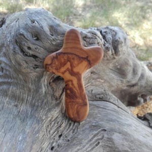 Olive wood meditation  cross
