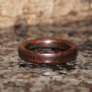 Wood Ring - Any Size - Palisander  Wood Ring