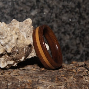 Ipe & Olive Wood Ring