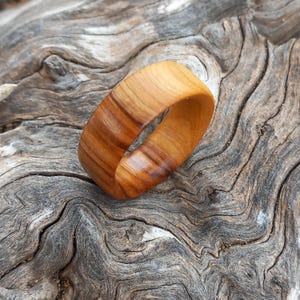 Olive Wood Ring US Size 6