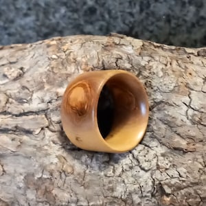 SALE - US Size 11 - Olive wood ring, Ready - made