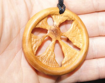SALE - Olive Wood Necklace