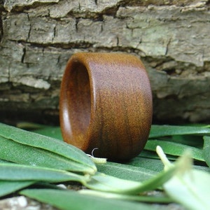 Wooden Ring Any size Ipe Wood Ring image 1