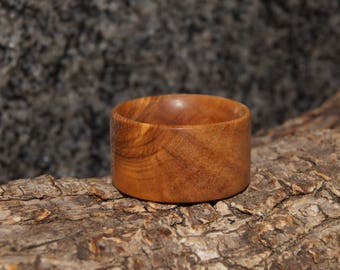 SALE - Size 13 - Olive wood  ring, ready-made