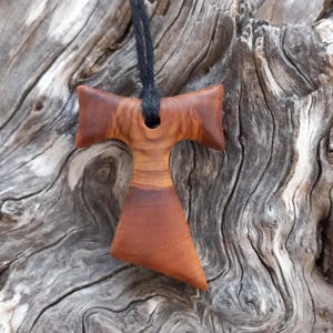 Tau cross - Olive wood