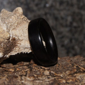 Ebony Wood Ring - Any Size