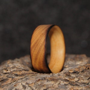 Any Size - Olive Wood Ring, burned
