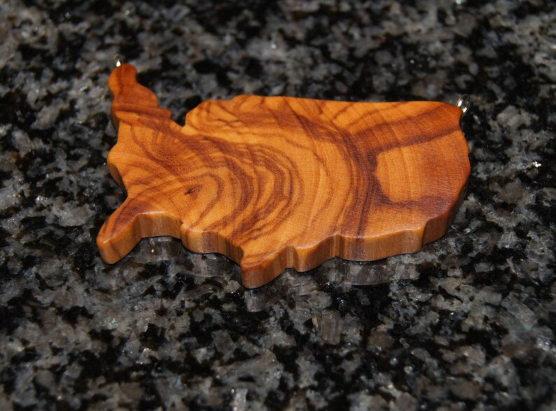 Olive Wood Pendant wood jewelry USA Etsy