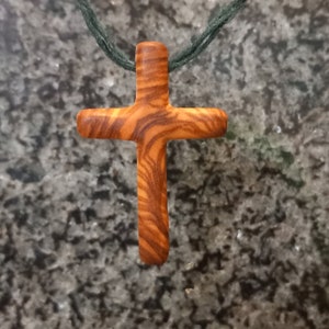 Olive wood cross image 1