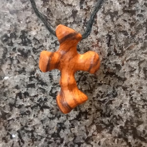 Olive wood cross