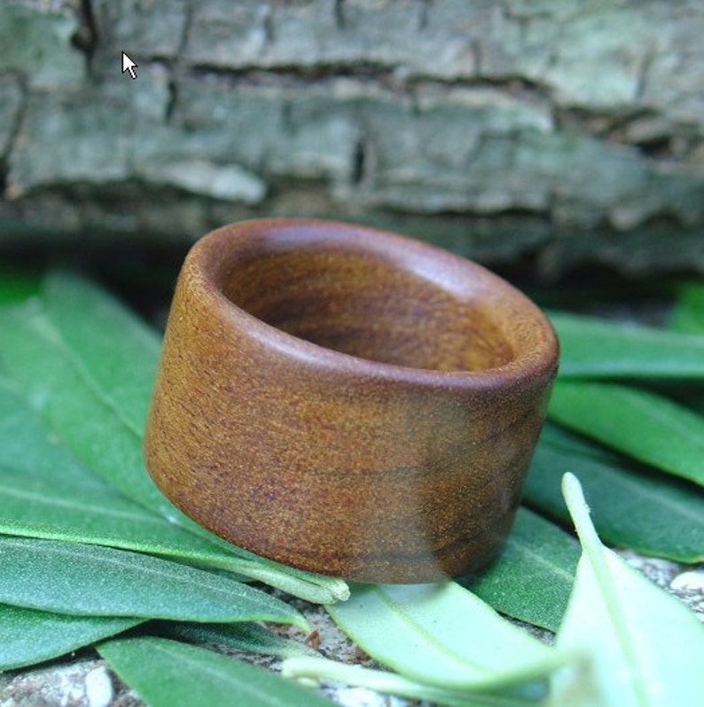 Wooden Ring Any size Ipe Wood Ring image 2