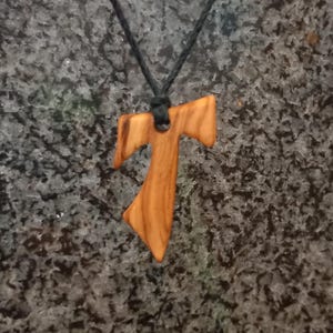 Olive wood cross