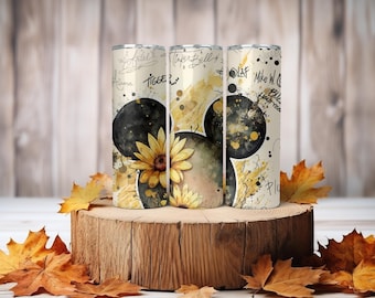 Mickey Mouse Character Tumbler: 20oz Stainless Steel, BPA-Free