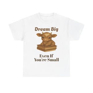 Cute Cow Unisex Tee, Baby Cow T-Shirt, Animal Lover Gift, Farm Life Shirt, Cow Print Top