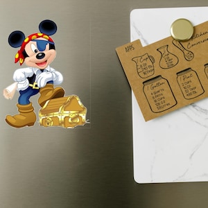 Disney Cruise Mickey Pirate Magnet