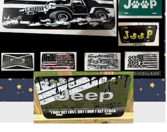 Not Made In China Almost Invisible Hidden American Flag License Plate Matte Black On - Foto 8