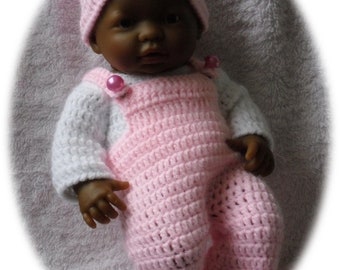 PDF Crochet pattern for 9.5 inch doll