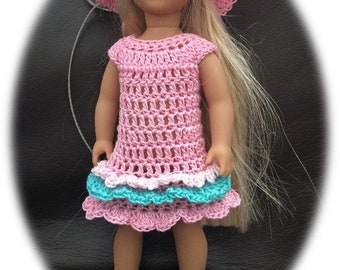 Crochet pattern for 6 inch doll