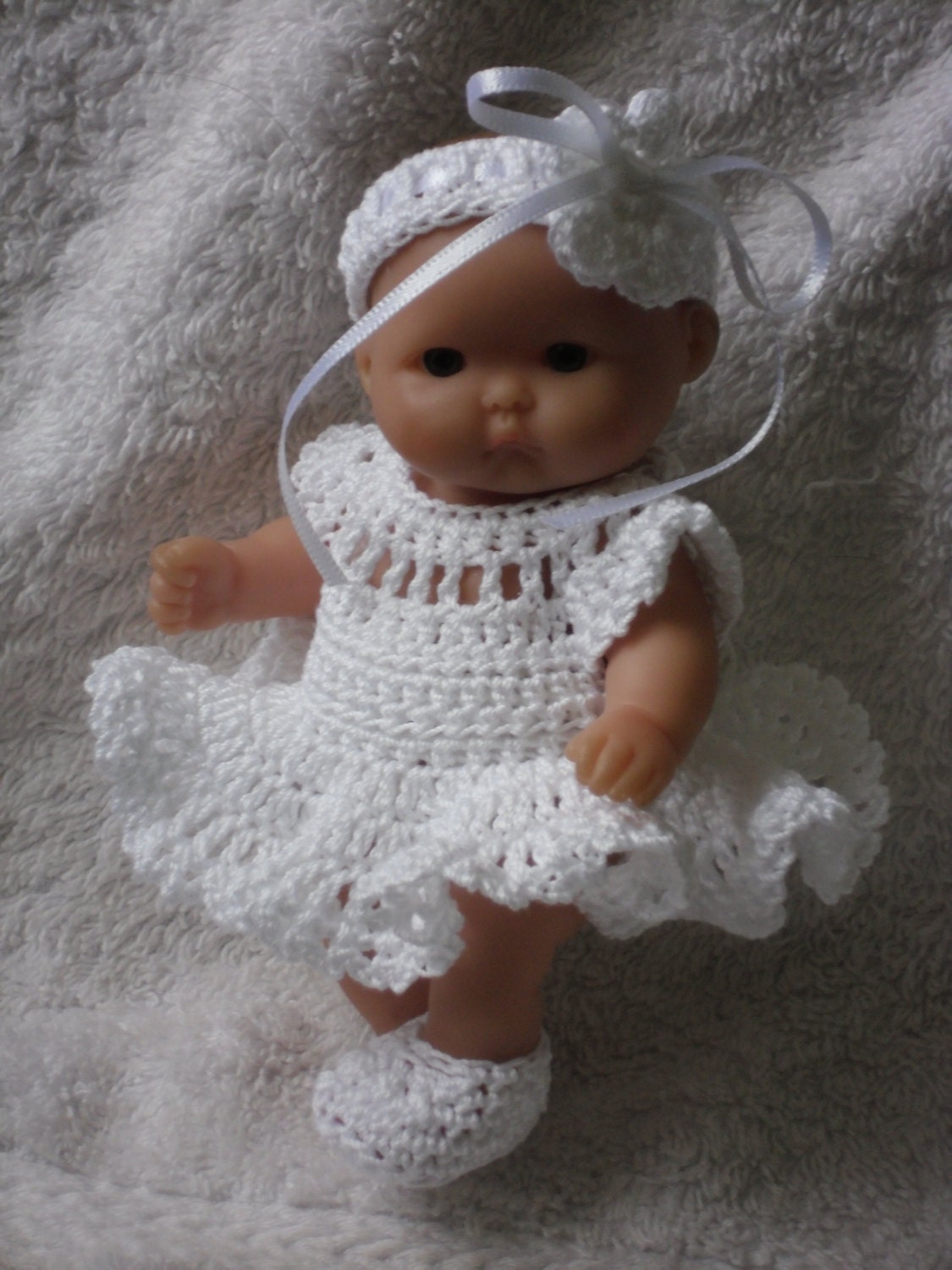 Crochet pattern for Berenguer 5 inch baby doll
