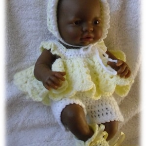PDF Crochet pattern for 9.5 inch doll