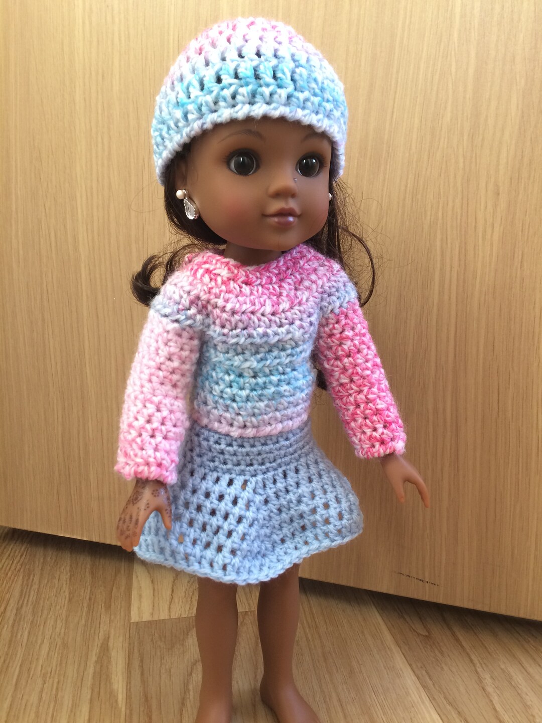 PDF Crochet Pattern for 14inch Doll Wellie Wisher Doll Etsy