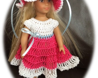 Crochet pattern for 6 inch doll