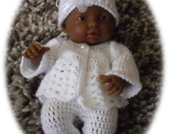 PDF Crochet pattern for 9.5 inch doll