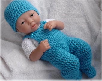 PDF Crochet pattern for 14 inch baby doll